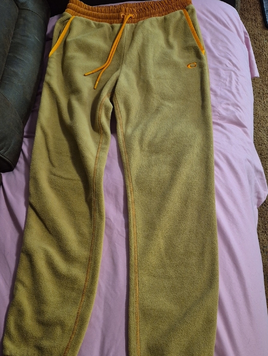 Coach Pants - Vintage Coach Tan Orange Fleece Joggers
